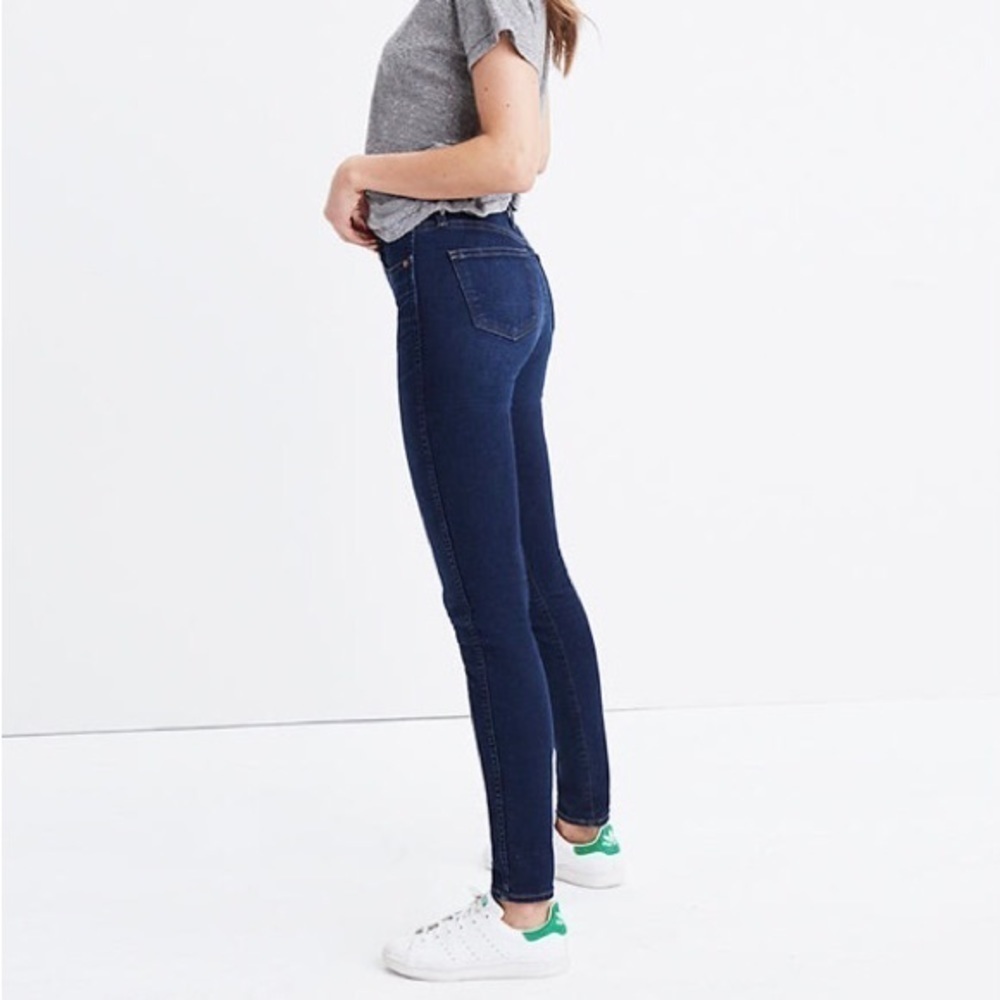 Madewell 10" High-Rise Skinny Jeans in Hayes Wash Style F4684 Size 24